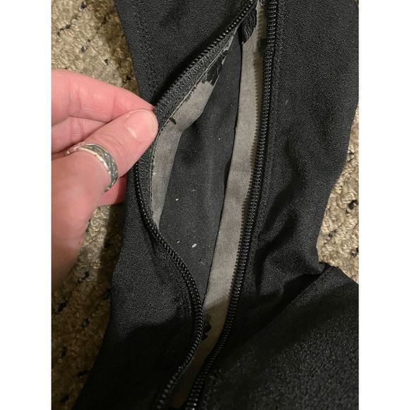 Nine West Knee High Skin Tight Fabric Boot Bootie Heels Size 8.5 - Picture 4 of 5